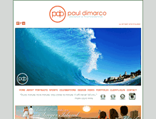 Tablet Screenshot of pauldimarco.com